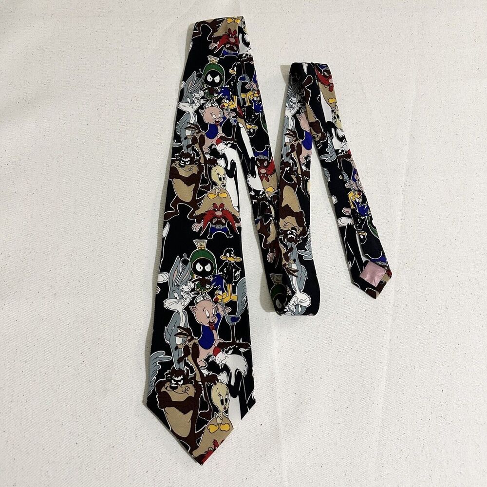 Balancine Looney Tunes 100% silk neck tie